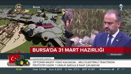 Yerel seçimlerin nabzı 24 TV'de