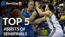 7DAYS EuroCup, Top 5 Assists of the Semifinals!