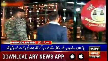 Headlines ARYNews 1300 28th March 2019