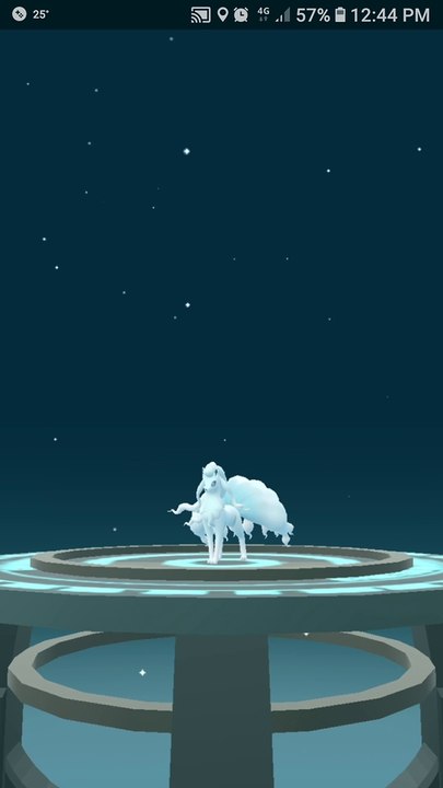 Pokémon GO Evolving Vuplix to Ninetales