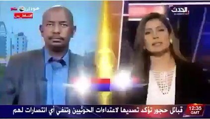 Sudanlı gazeteci canlı yayında horlamaya başladı