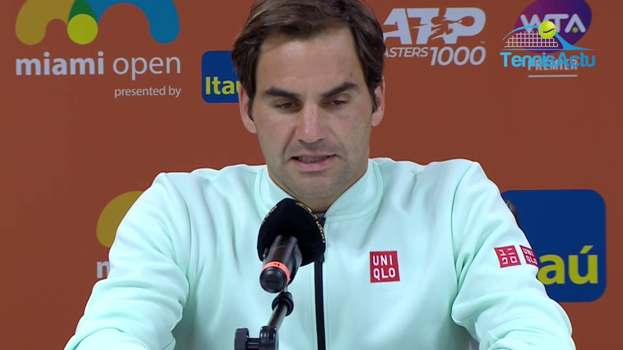 ATP - Miami Open 2019 - Roger Federer - Kevin Anderson, les retrouvailles : "Je suis content de l'avoir battu à Londres après la défaite contre lui à Wimbledon"