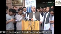 KP Govt announced Good Governance strategy