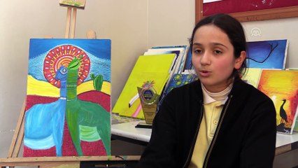 Suriyeli Merve'nin 'bilinçli tüketici' resmi ödül getirdi - GAZİANTEP