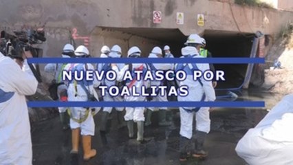 Nuevo atasco por toallitas: 3,5 kilómetros en el colector norte de València