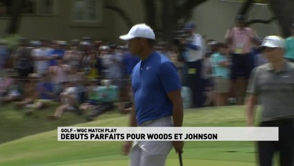 Débuts parfaits pour Woods et Johnson