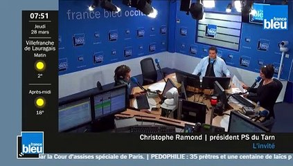 Le président du conseil départemental du Tarn, Christophe Ramond