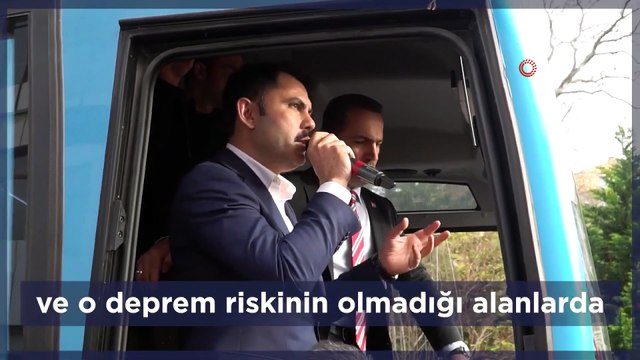 Bakan Kurum’dan Başkan Adayı Yıldız’ın kentsel dönüşüm projesine destek