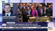Le point macro: Les alternatives à l'accord de Brexit de Theresa May rejetées en bloc par les députés - 28/03
