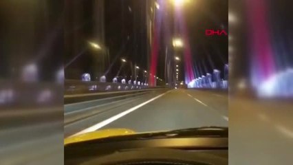 Yavuz Sultan Selim Köprüsü'nden 344 Kilometre Hızla Geçti