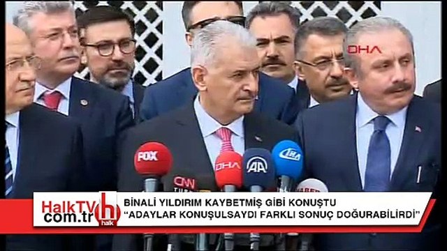 Binali Yıldırım kaybetmiş gibi konuştu: Adaylar konuşulsaydı daha farklı bir sonuç doğurabilirdi
