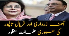 IHC grants pre-arrest bail to Zardari, Faryal Talpur till 10th April