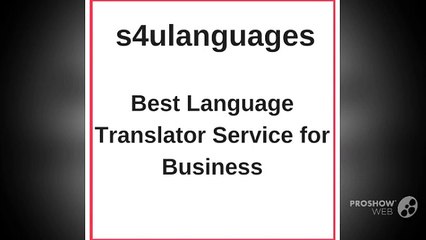 Best Brazilian Portuguese Translations with s4ulanguages