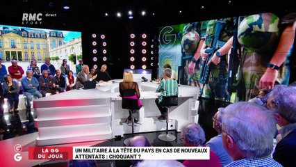La GG du jour : Un militaire à la tête du pays en cas de nouveaux attentats, est-ce choquant ? – 28/03