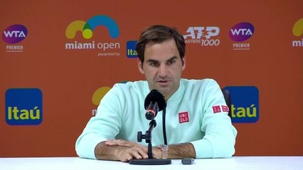 Federer : "je me sens bien"