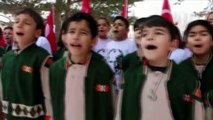 'İstiklal Marşı' klibi 81 ilden öğrencilerle çekildi - ERZURUM