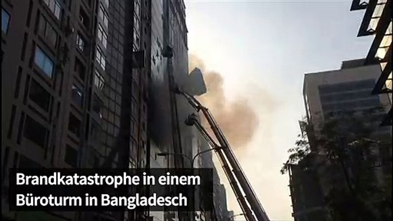 Brandkatastrophe in Dhaka: Tote und Verletzte