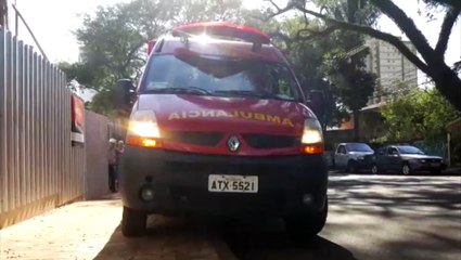 Trabalhador é atingido por parede em obra no Centro