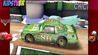 CARROS  RÁPIDOS COMO RELAMPAGO #8  CHICK VS FLO  DISNEY CARS FAST AS LIGHTNING  KIDS TV BR