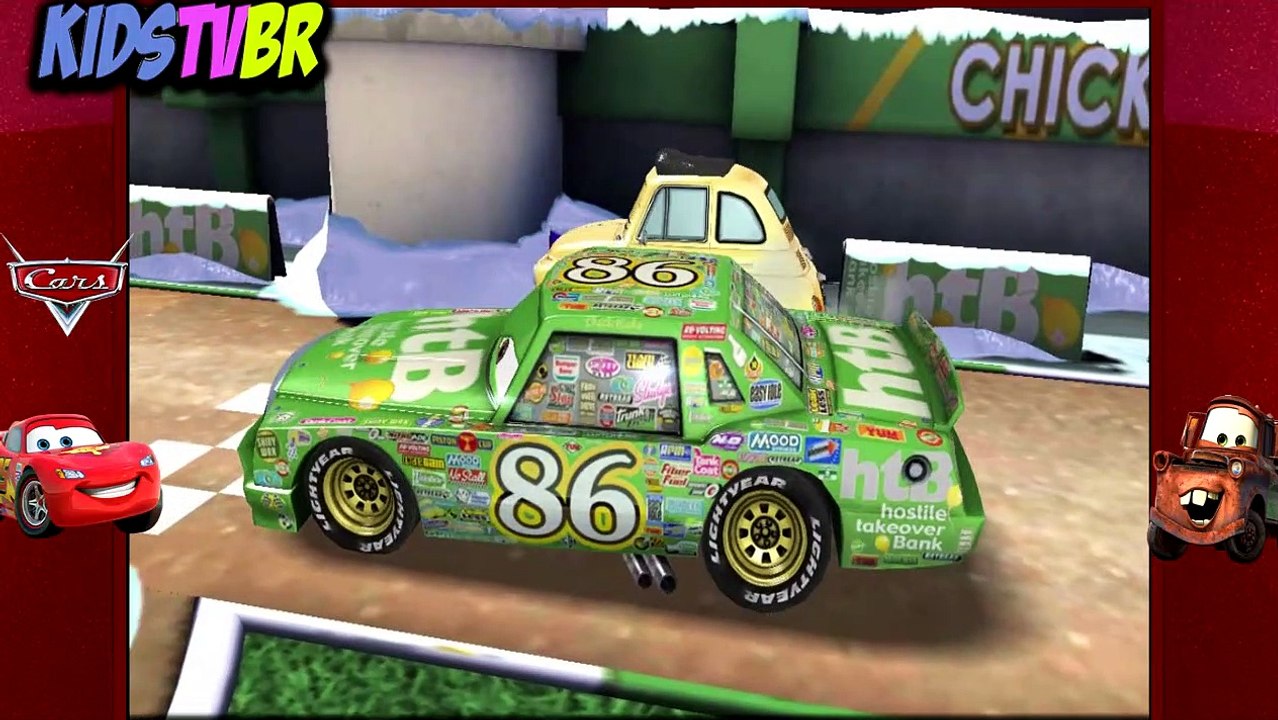 CARROS  RÁPIDOS COMO RELAMPAGO #9  CHICK VS LUIGI  DISNEY CARS FAST AS LIGHTNING  KIDS TV BR