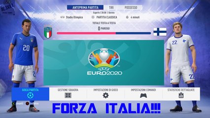 PREVIEW - Italia Vs Finlandia - Qualificazioni UEFA Euro 2020 - FIFA 19