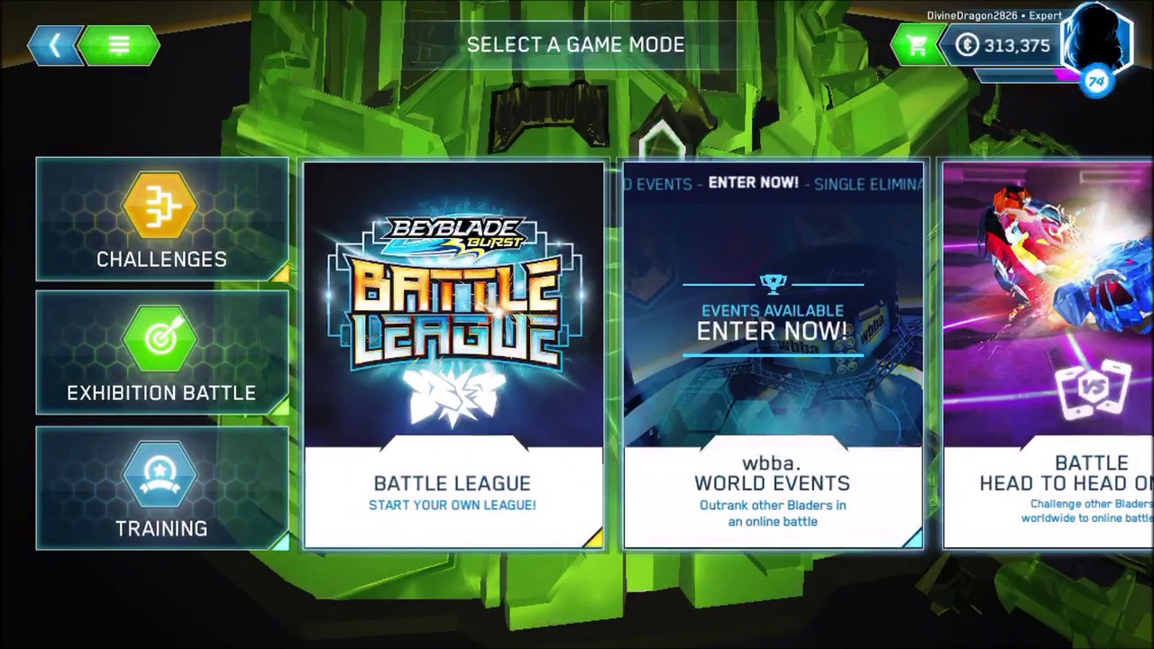 Dragoon Wing Xtreme vs Spryzen Tripple Xtend - Beylade Burst App Gameplay