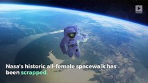 All-Female Spacewalk Canceled Due to Lack of Spacesuits