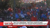 Erdoğan'dan muhteşem dönüş: 2014 yılında Twitter'ın kökünü kazıyacağız dedi, bugün sosyal medyadan program yaptı