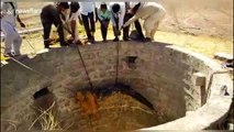 Team of villagers fish crocodile out from 30-foot drywell in west India