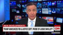 Trump: The FBI and the DOJ will review Jussie Smollett case