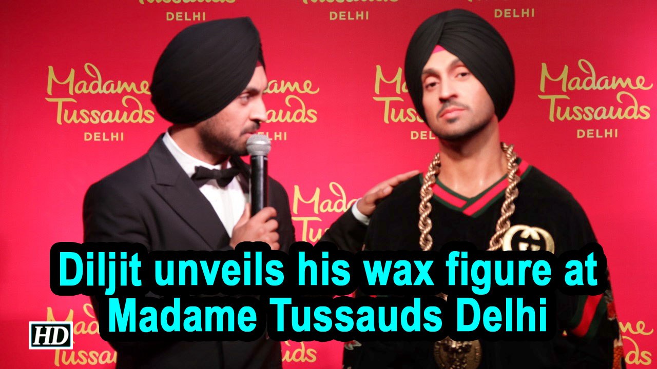 Diljit unveils his wax figure at Madame Tussauds Delhi