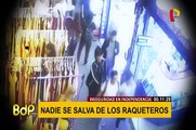 Independencia: ‘raqueteros’ son captados robando celulares y carteras