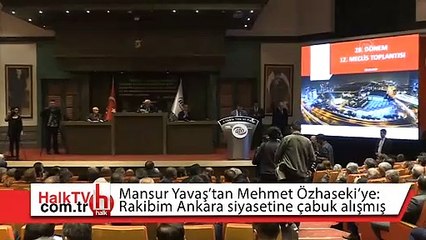 Yavaş'tan Özhaseki'ye sert sözler: Ankara siyasetine çabuk alışmış