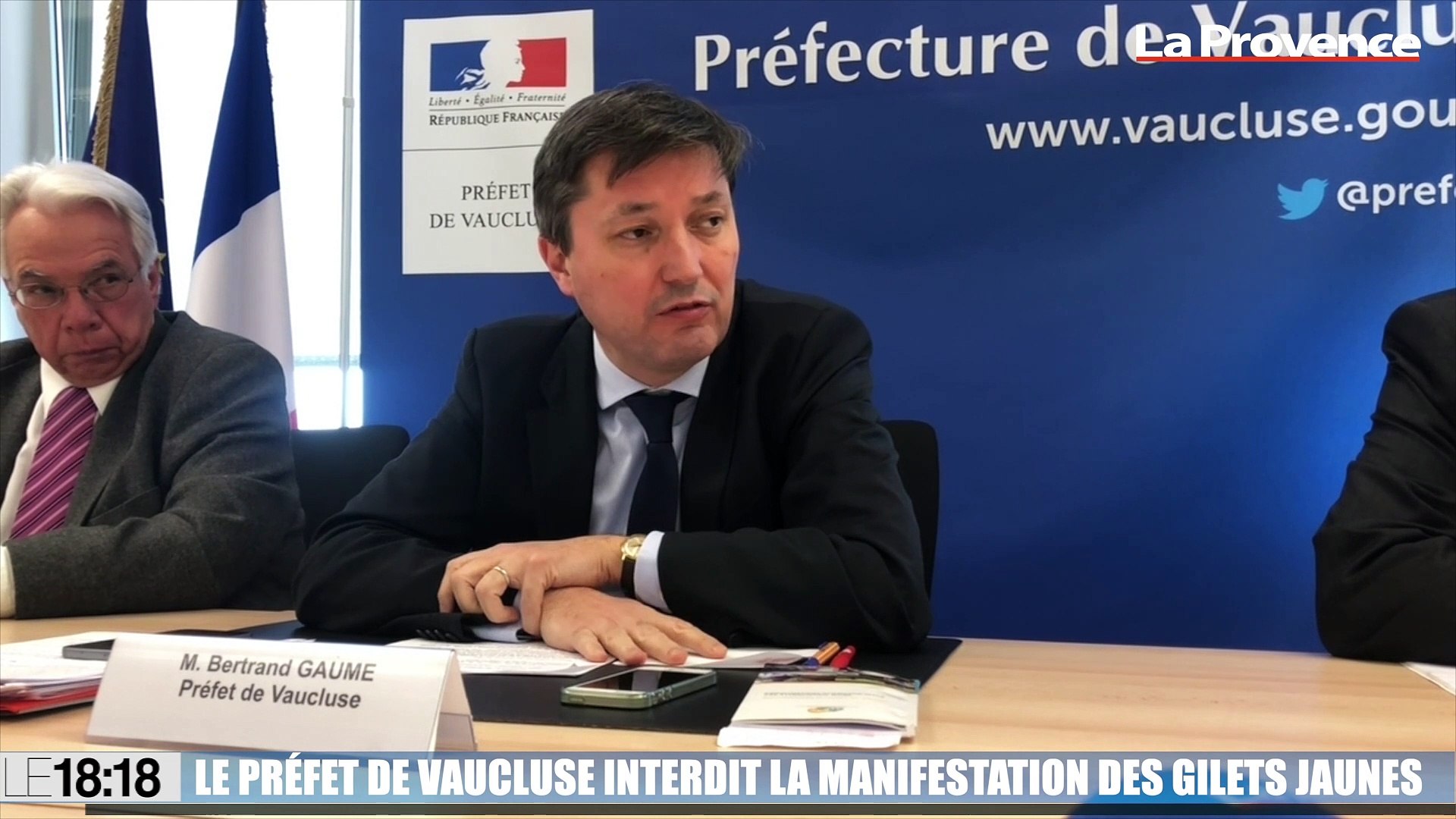 Avignon : le préfet de Vaucluse interdit la manifestation de samedi - Vidéo  Dailymotion