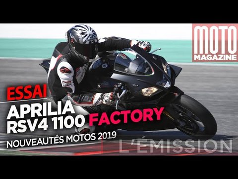 Aprilia RSV4 1100 Factory - Essai Moto Magazine 2019