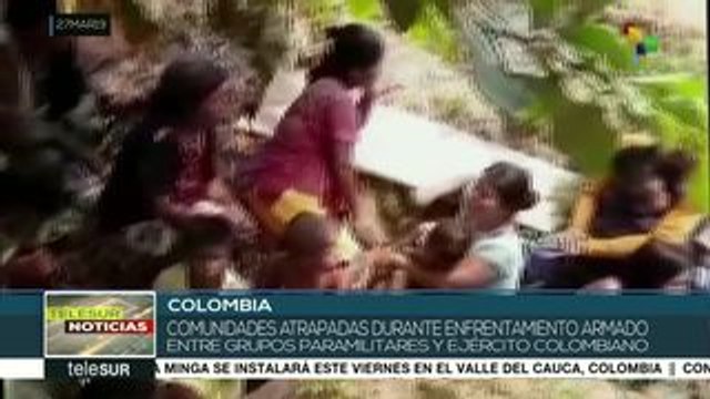 Colombia: indígenas atrapados en enfrentamiento armado