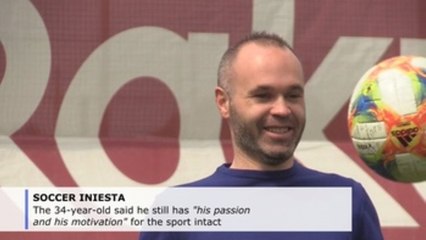 Iniesta: In Japan I find myself feeling like a soccer player again