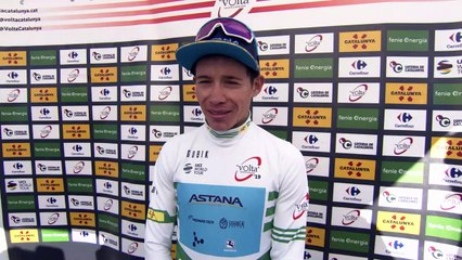 Miguel Ángel López - entrevista en la meta - etapa 4 - Volta a Catalunya 2019
