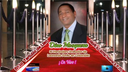 Dino Mosquera ( Imitador de Leonardo Favio)en la Tertulia de Lizo