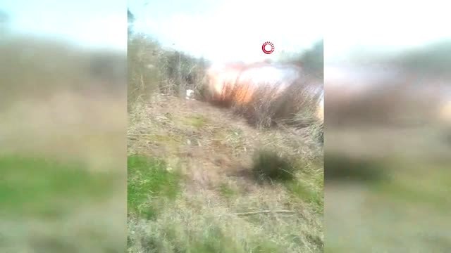 60 Dönüm Sazlık Alan Cayır Cayır Yandı