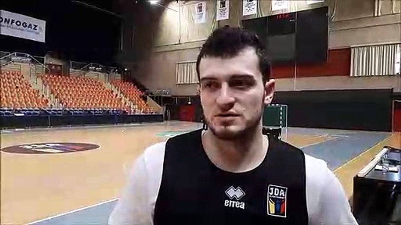 Axel Julien (JDA Dijon) s'exprime avant le match contre Le Portel