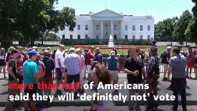 More Than Half Of Americans Say They Definitely Won't Vote For Donald Trump