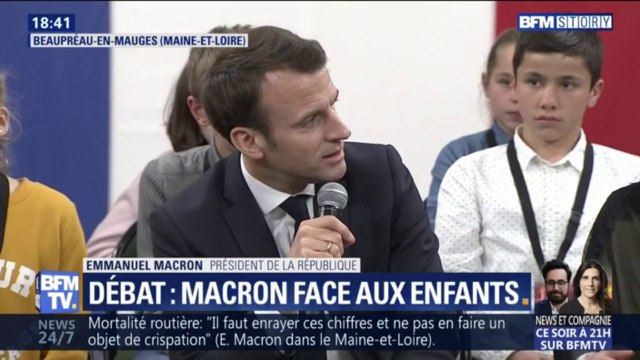 On me traitait de mouton, on me mettait des coups. Devant Emmanuel Macron, des enfants évoquent le harcèlement scolaire