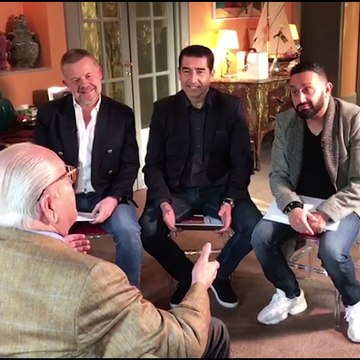 Premières images de l'interview de Jean-Marie Le Pen par Hanouna, Zeribi et Naulleau diffusée ce soir dans Balance ton post