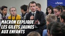 Quand Macron explique aux enfants ce qu'est un Gilet Jaune