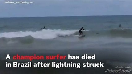 Champion Surfer Luzimara Souza Dies In Lightning Strike