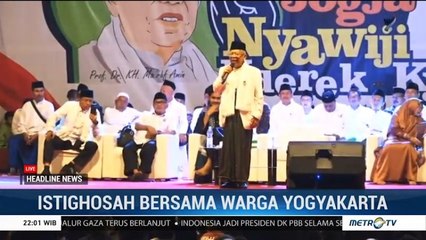 Ma'ruf Hadiri Istigasah di Yogyakarta
