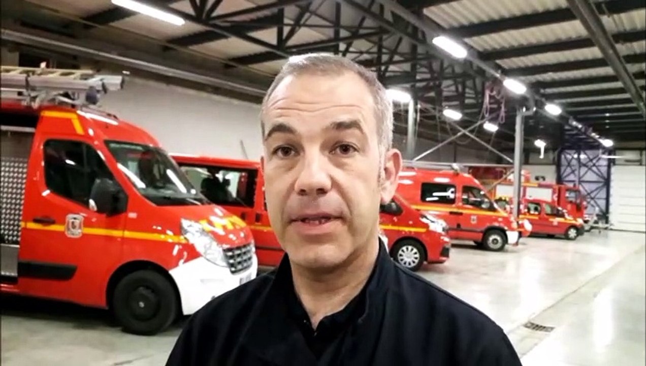 Emmanuel Honor, chef du groupement territorial du Doubs Sud, s'exprime sur les remises de diplômes et de grades