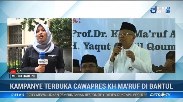 Kiai Ma'ruf Minta Santri, Kiai dan Ulama Tidak Terpecah Akibat Pilpres