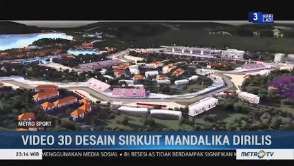 Begini Desain 3D Sirkuit Mandalika